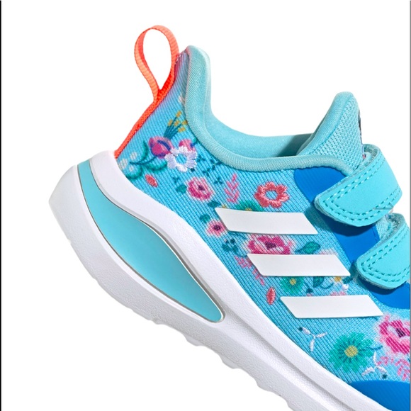 Adidas X Disney Sneakers Snow White Fortarun Floral Shoes Little Girl Toddler - Picture 10 of 11